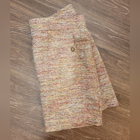 NWOT Ann Taylor LOFT Cotton Poly Tweed Skirt Size 12 - Picture 6 of 9